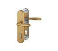Kilincs-kilincs Verona 53 mm burkolattal - Bronz