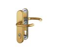 Kilincs-kilincs Marseille 53 mm, fedett hengeres betéttel - Bronz
