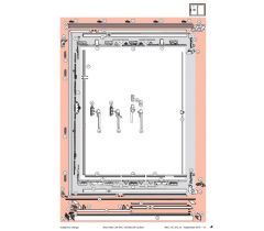 ROTO Patio Life átalakítás tolóajtókhoz 2071-2270 mm