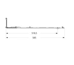MACO - Egyrészes központi csavar MM 1280 1 VZ FFH/FFB 801-1.280