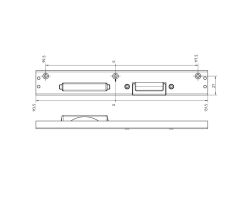 ROTO Főajtó zár GEALAN PVC U-6/32/9