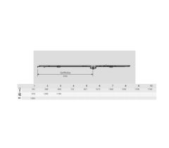 ROTO NX összecsukható. 2.000-2.200 mm-es erkélyes váltó - Ezüst