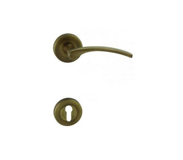 Belső fogantyú COBRA 28-49-4-R - PZ szálcsiszolt bronz
