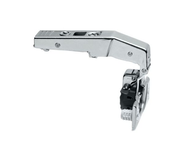 BLUM CLIP felső vég. 95°-os vakszögben, 3mm rugóval hajlítva, préselve.