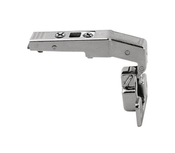 BLUM CLIP felső vége. 95°-os vakszöghez, 3mm rugóval hajlítva, csavarokkal