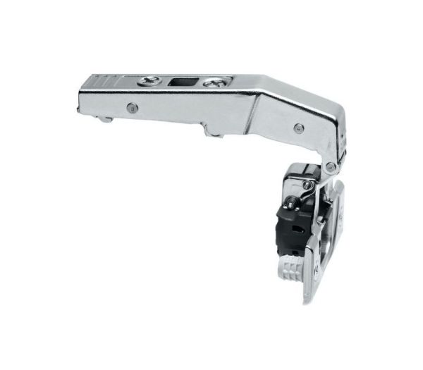 BLUM CLIP felső BLUMOTION vég. 95°-os vakszögben, 3mm elasztikus hajlítással, préselve.