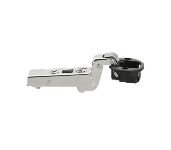 BLUM CLIP felső zsanér üvegajtóhoz 94°, 18mm rugóval hajlítva, csavarokkal