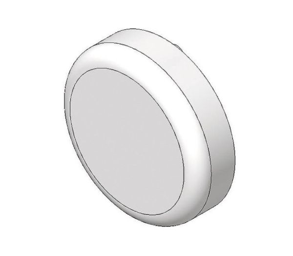 BLUM CLIP felső üvegajtópánt tálborító, kerek, aranyozott műanyag