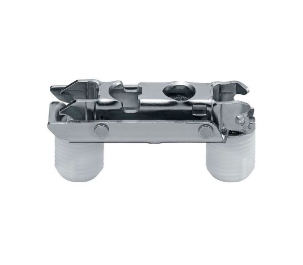 BLUM CLIP közvetlen szerelőlap excenterrel, acél, ütközős beépítés, para. 0 mm