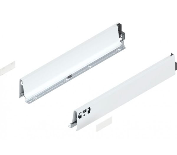 BLUM TANDEMBOX antaro oldal 378M, névleges hossz 450mm, selyemfehér acél