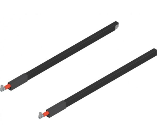 BLUM TANDEMBOX antaro hosszkorlát készlet, sz. hossza 400, terra fekete