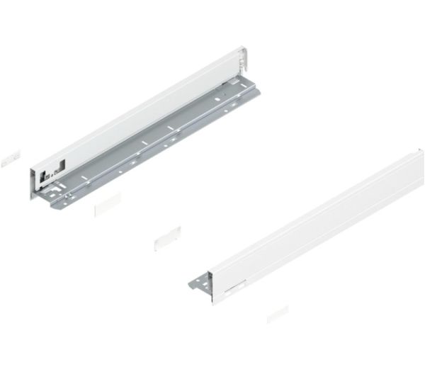 BLUM LEGRABOX tiszta oldalmagasság N, md 450 mm, selyem fehér-matt acél