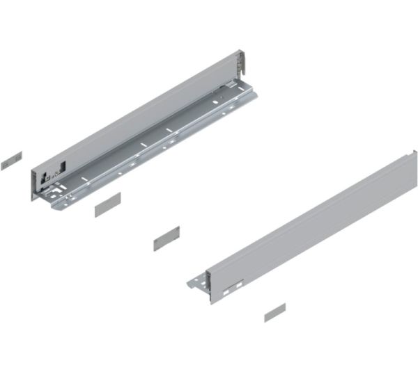 BLUM LEGRABOX tiszta oldalmagasság N, md 450 mm, Polar acél ezüst - matt