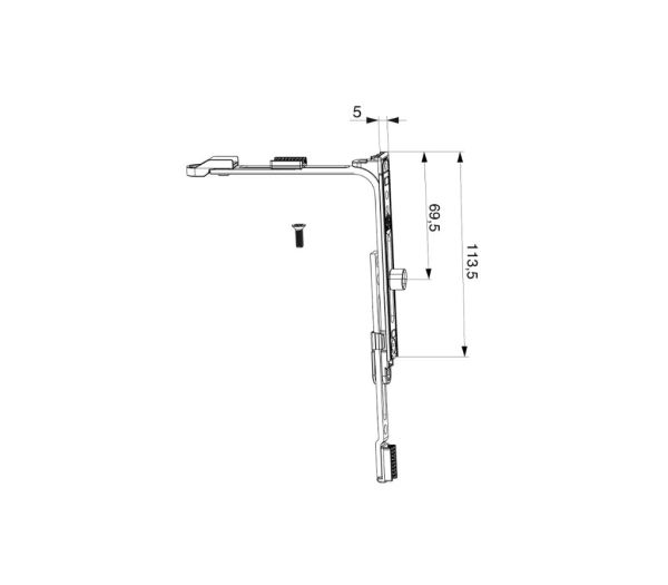 MACO - Derékszögű fogaskerék MM 1 VZ FFB 320-1.650