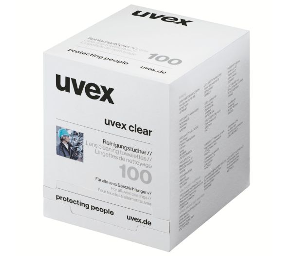 uvex átlátszó nedves tisztítókendők